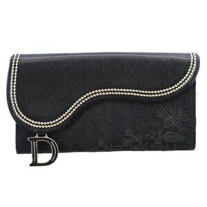 Christian Dior Black Trotter Wallet